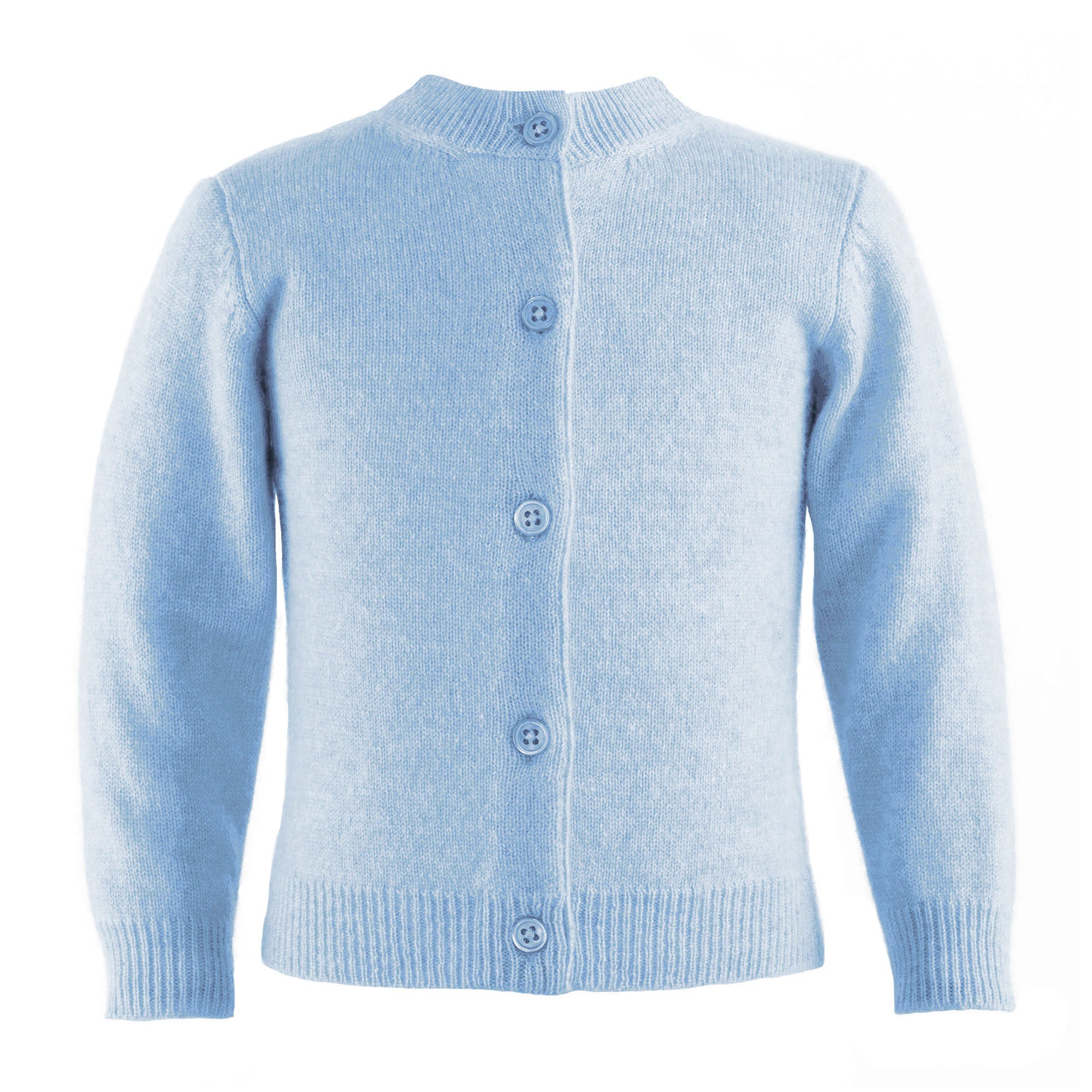 Soft Blue Cashmere Cardigan for Babies - Cozy & Luxurious Knit Sweater for Newborns & Toddlers - Perfect for Winter Outfits, Photo Shoots & Special Occasions