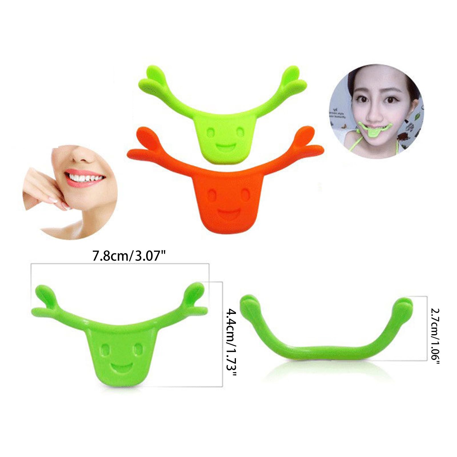 Facial Muscle Trainer - Silicone Mouth Exerciser for Face Lifting & Toning | Strengthen Jawline & Reduce Wrinkles | Perfect for Home Gym & Beauty Routine