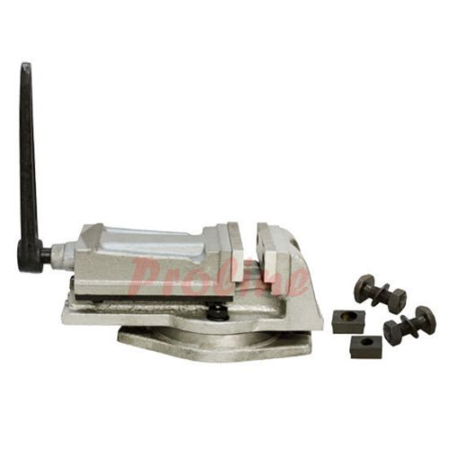 Heavy Duty 4 Inch Swivel Base Milling Machine Vise with Ruler - 3-1/8 Inch Jaw Opening for Precision Metalworking and CNC Machining - Perfect for Workshop, Garage, and Industrial Applications