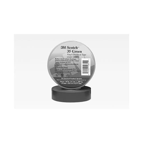 3M 10869 3/4 Inch x 66 Feet Electrical Tape - High Voltage Insulation for Wiring, Repairs & DIY Projects - Ideal for Home, Office & Industrial Use