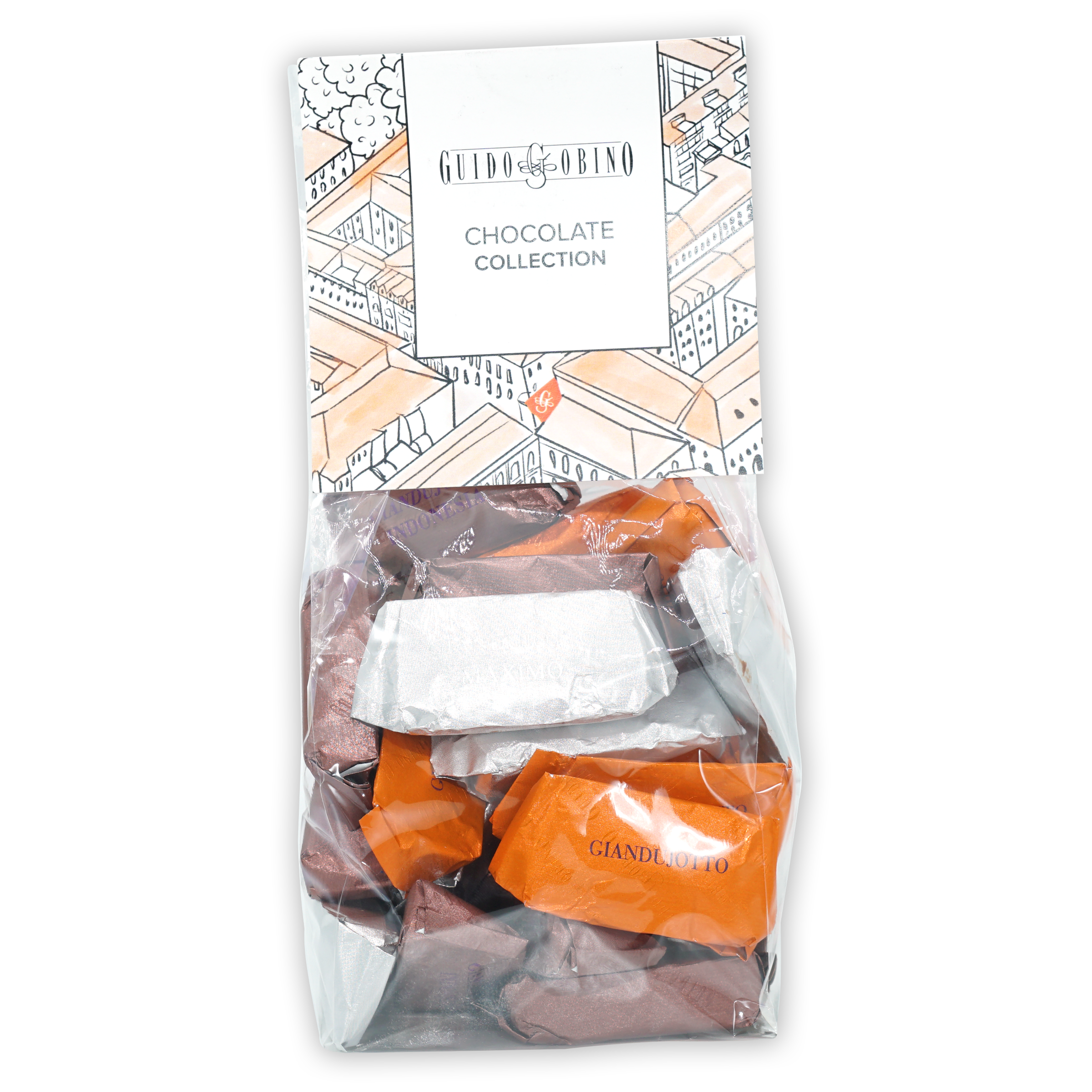 Premium Guido Gobino Giandujotto Chocolate Mix Bag - Delicious Italian Hazelnut Chocolates - Perfect for Gifts, Parties & Dessert Platters