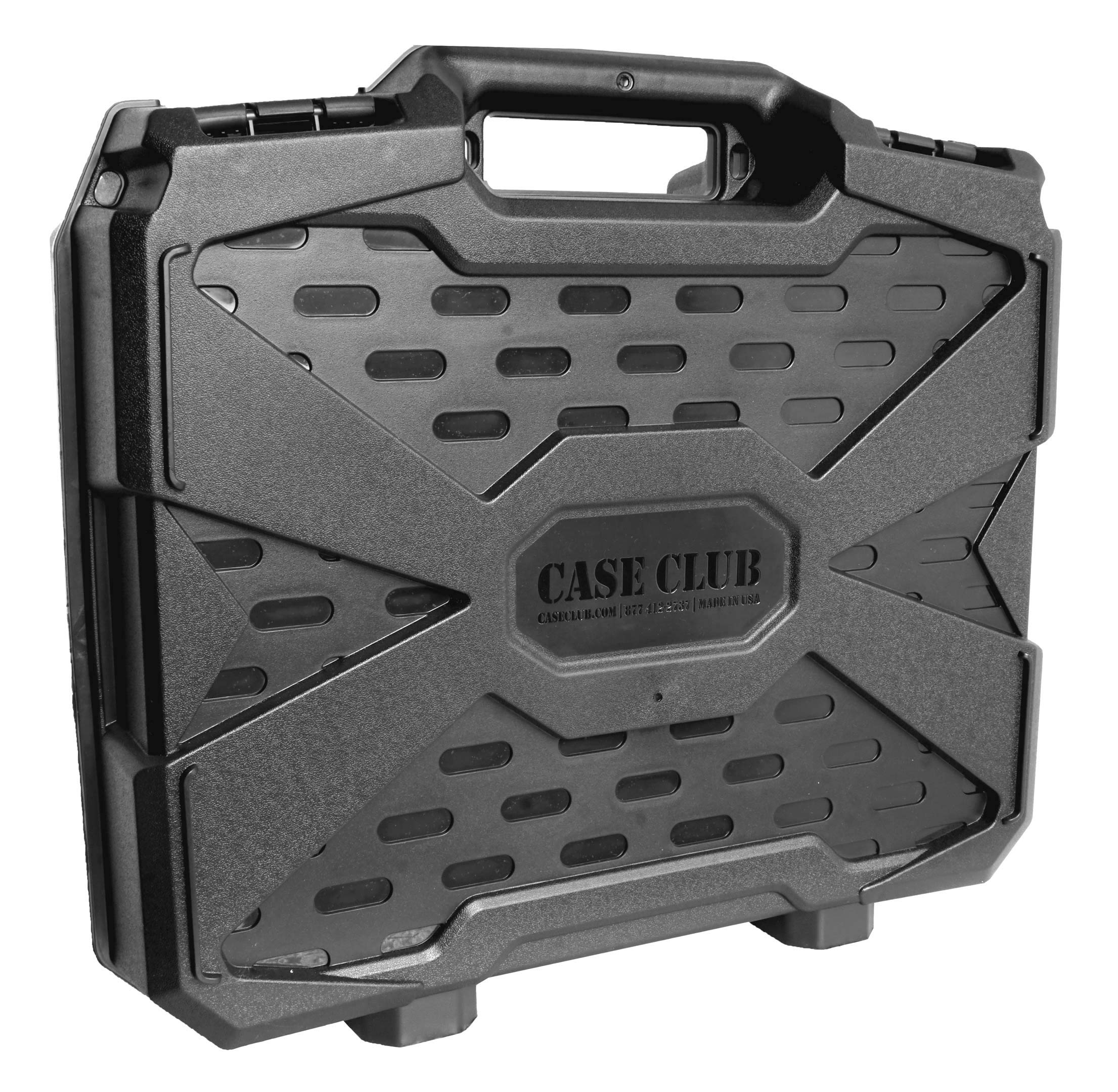 Case Club 75-130 Graded Coin Slab Holder - Protective Hard Shell Plastic Case with Slotted Foam for PCGS, NGC & More - Secure Storage & Travel Organizer for Coin Collections - Perfect for Display, Transport & Safekeeping of Valuable Coins