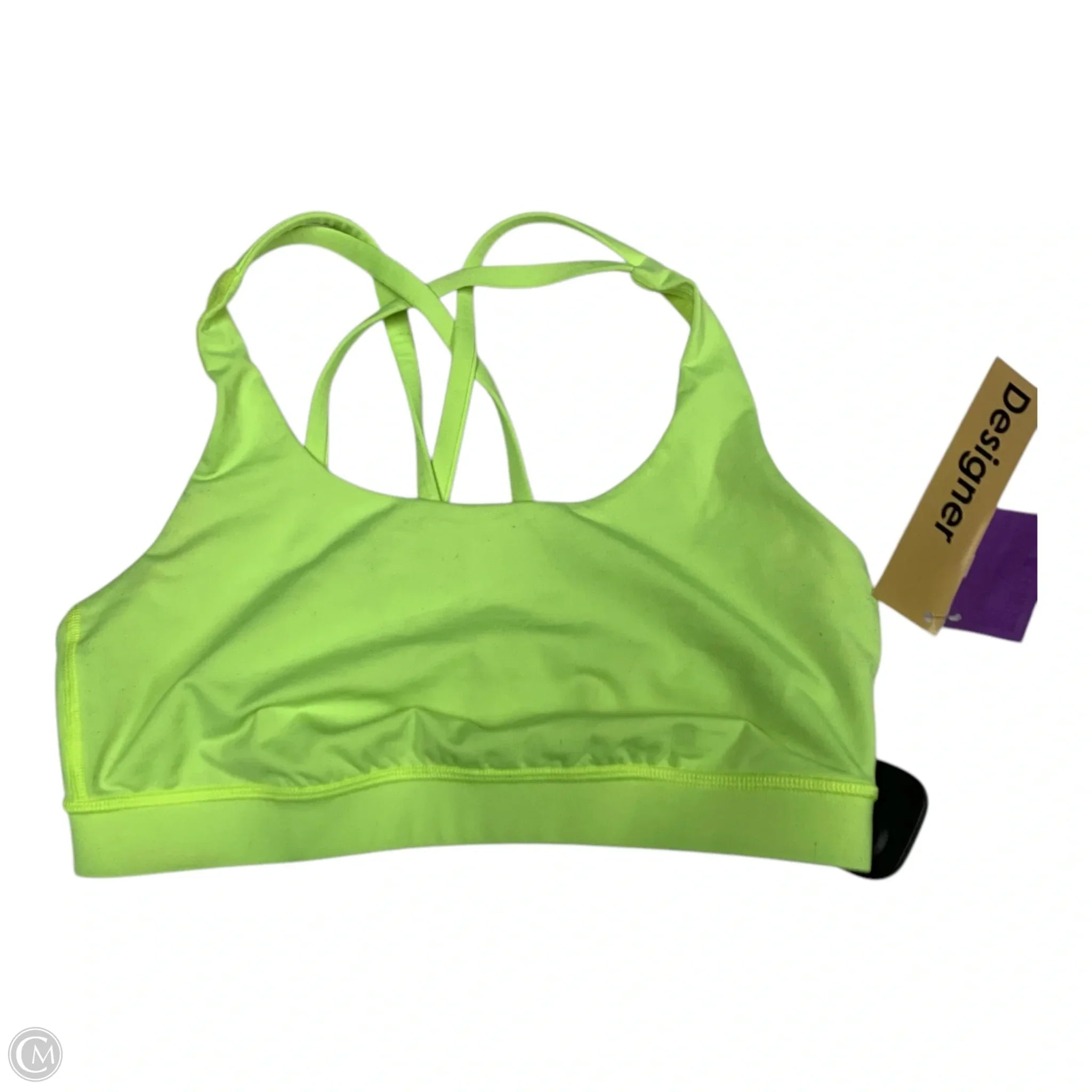 Lululemon Women's Medium Yellow Athletic Sports Bra - Perfect for Yoga, Running & Gym Workouts