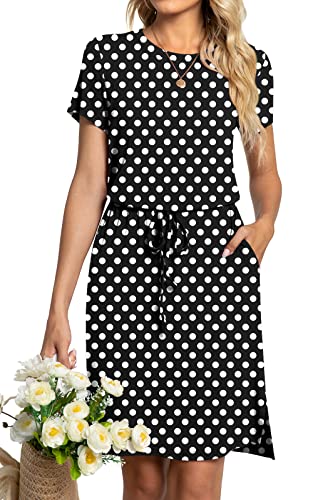 Black Polka Dots