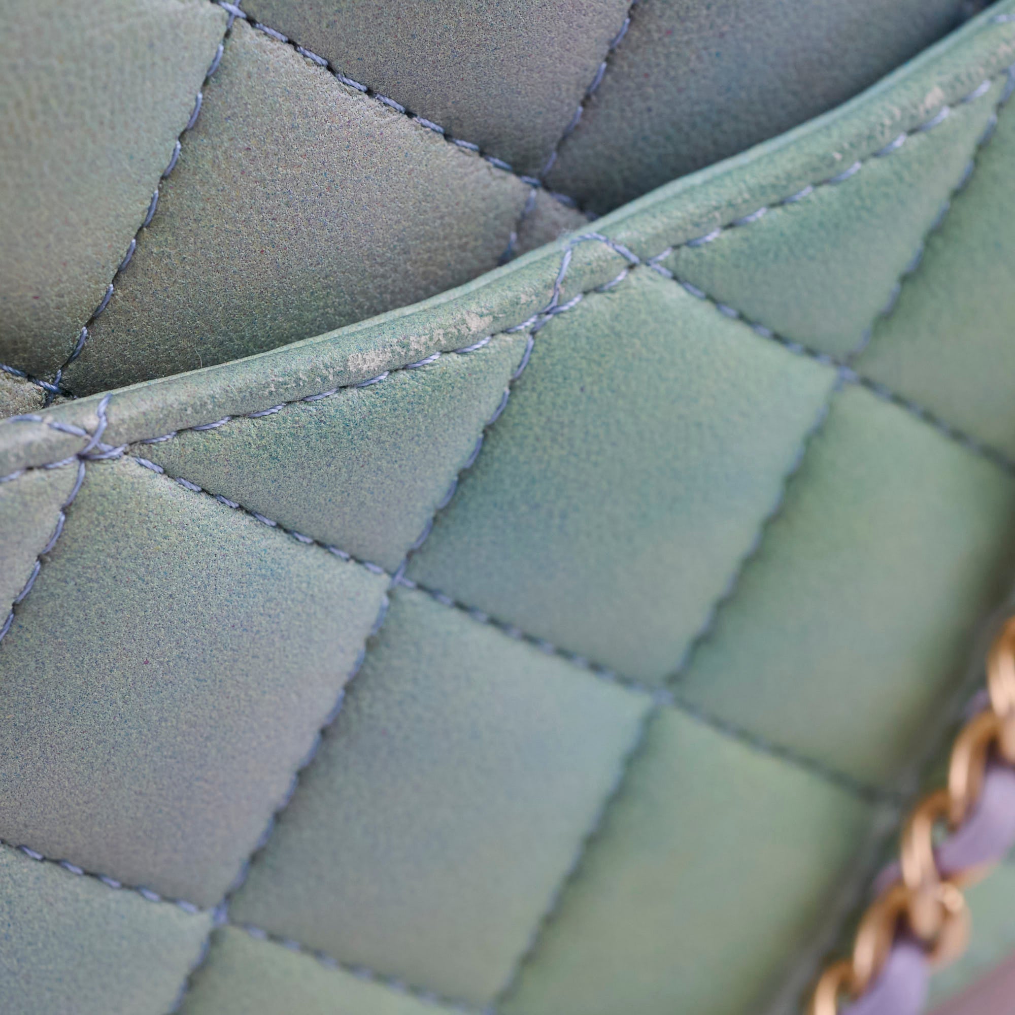 Chanel Mini Rectangular Lambskin Top Handle Bag in Ombre Green with Microchip - Perfect for Evening Events, Date Nights & Luxury Fashion Collectors
