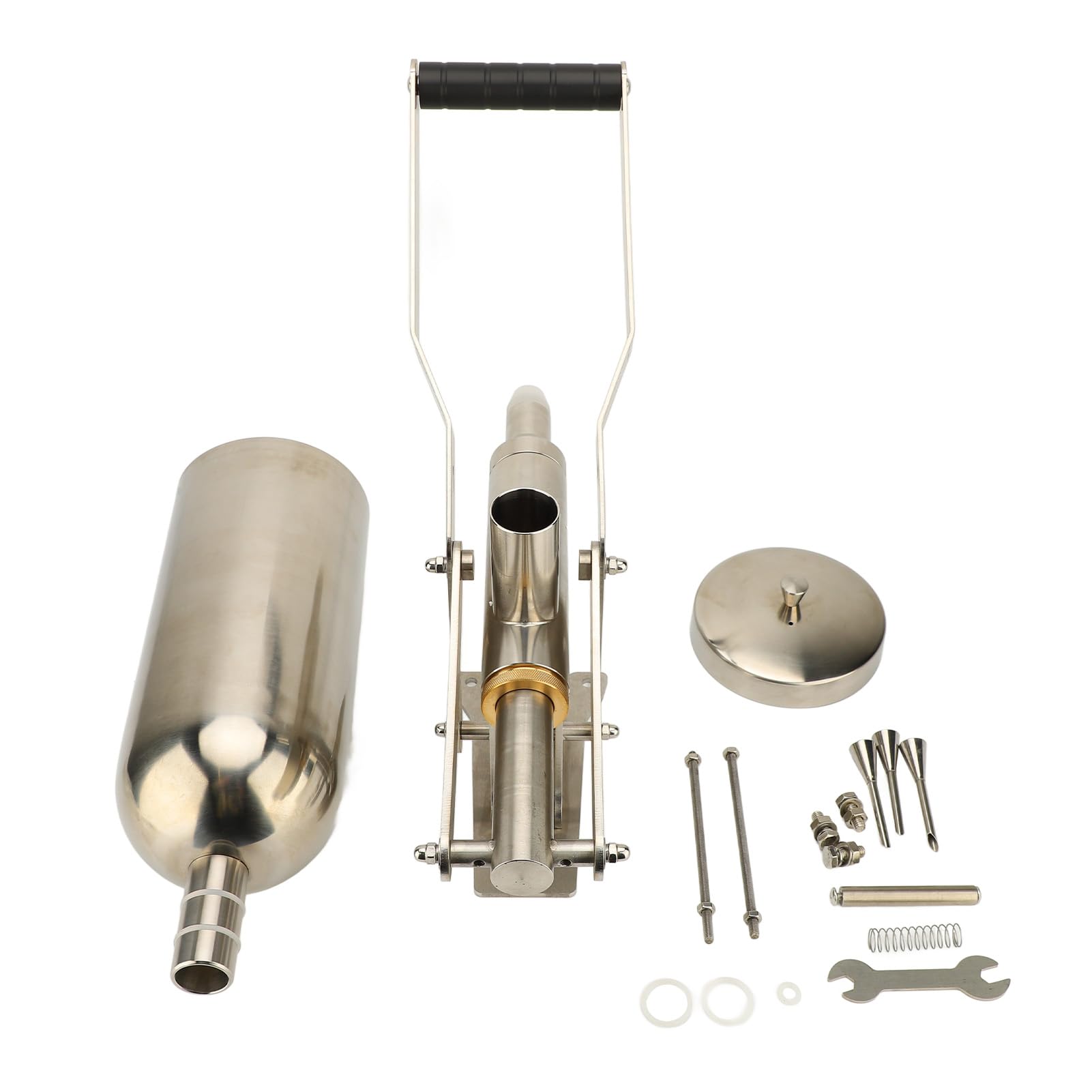 4.5L Commercial Donut Filler Machine - 304 Stainless Steel Churro & Doughnut Filling Equipment for Jam, Jelly, Cream - Perfect for Bakeries, Cafes & Dessert Shops