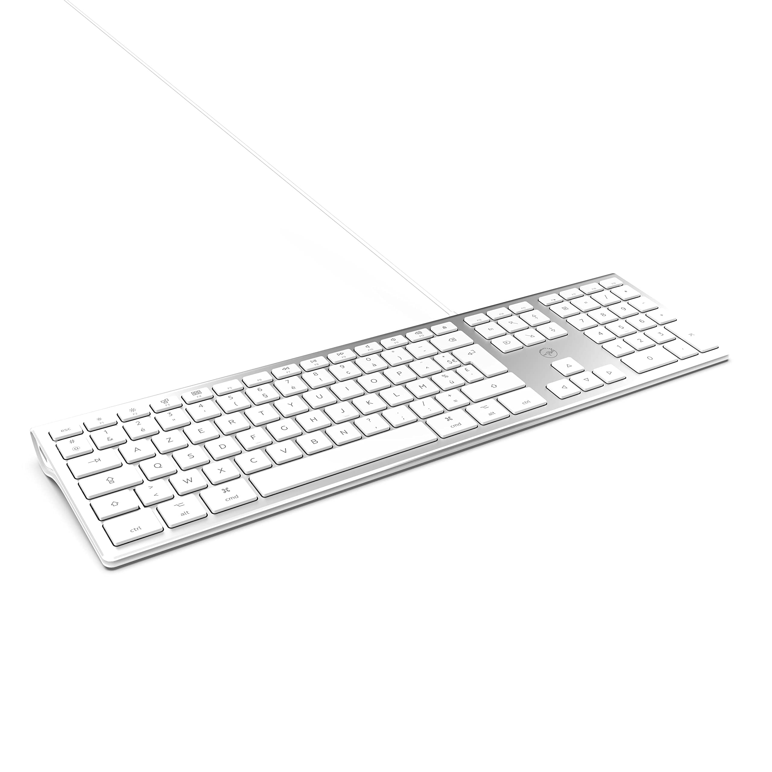 MOBILITY LAB Wired Mac Keyboard with 2 Built-in USB Hubs - Perfect for Home Office, Gaming & MacBook Pro/Air Workspaces