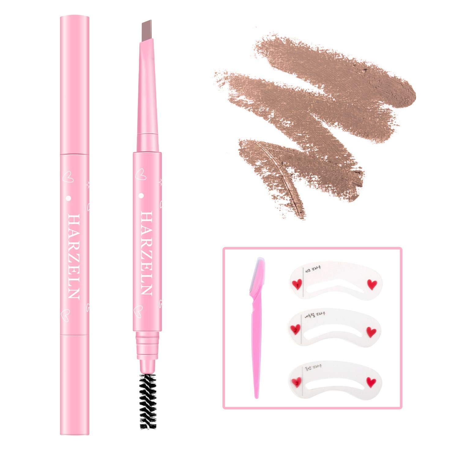1 Count Waterproof Eyebrow Pencil - Long Lasting & Sweatproof Brow Makeup for Daily Use - Perfect for Work, Gym, and Outdoor Activities