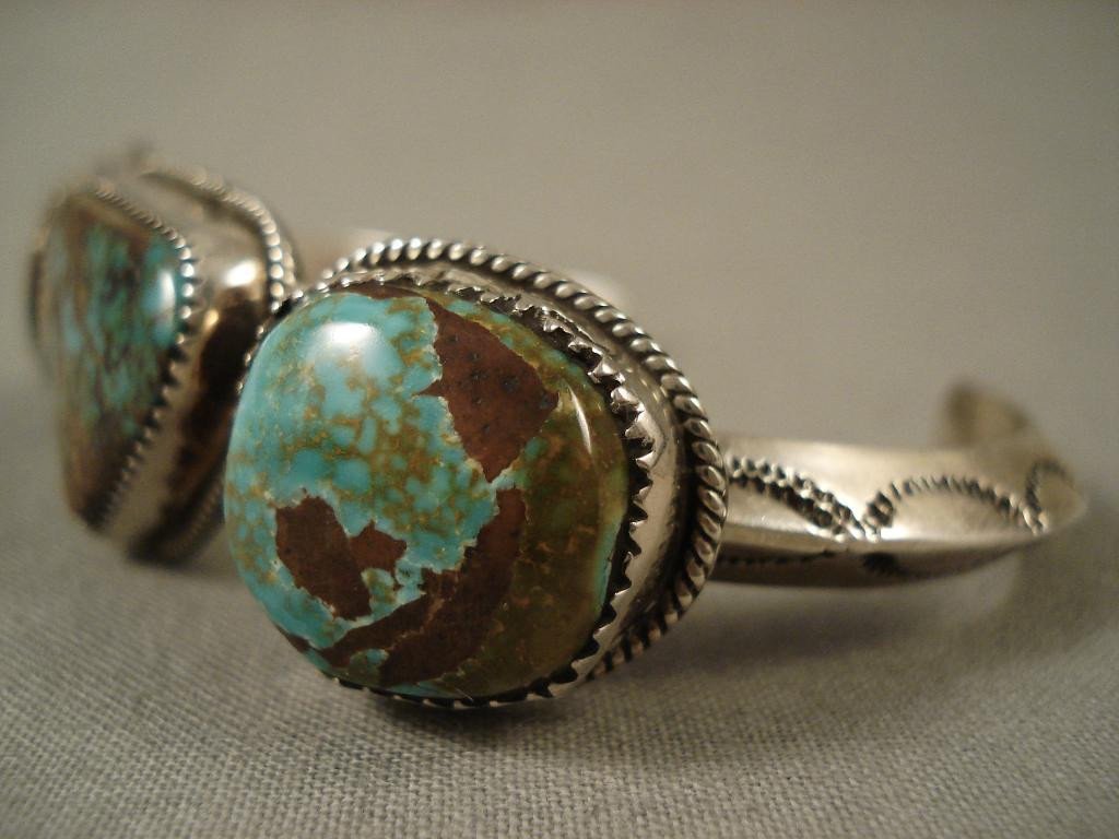 Authentic Vintage Navajo Royston Turquoise Silver Bracelet - Handmade Native American Jewelry for Women - Perfect for Boho Fashion, Gift Giving & Special Occasions