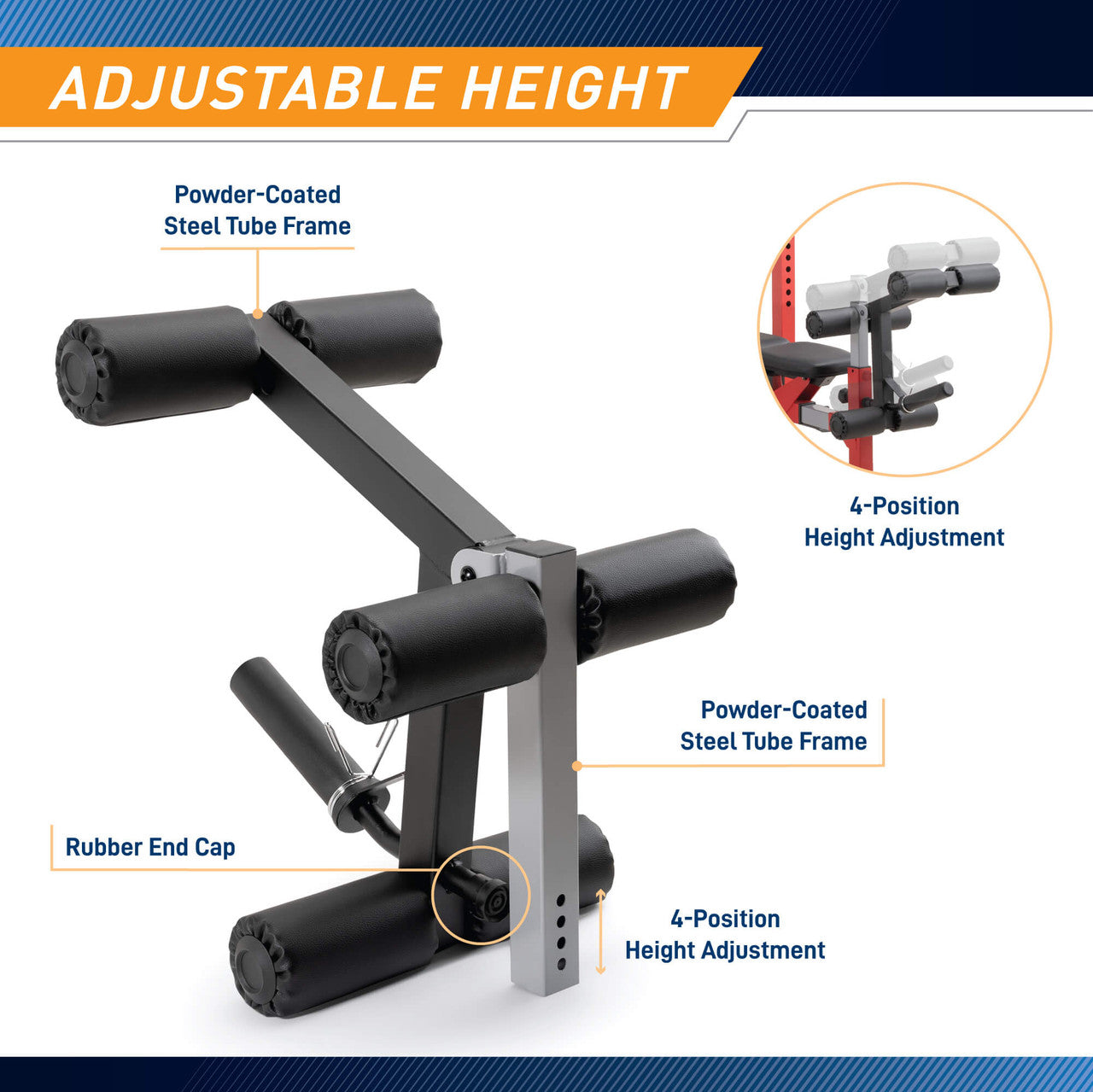 MWB 5511 & MWB 7096 Leg Developer Accessory - ACC 8116LD Replacement Part | Perfect for Fitness Equipment Maintenance & Gym Machine Repairs