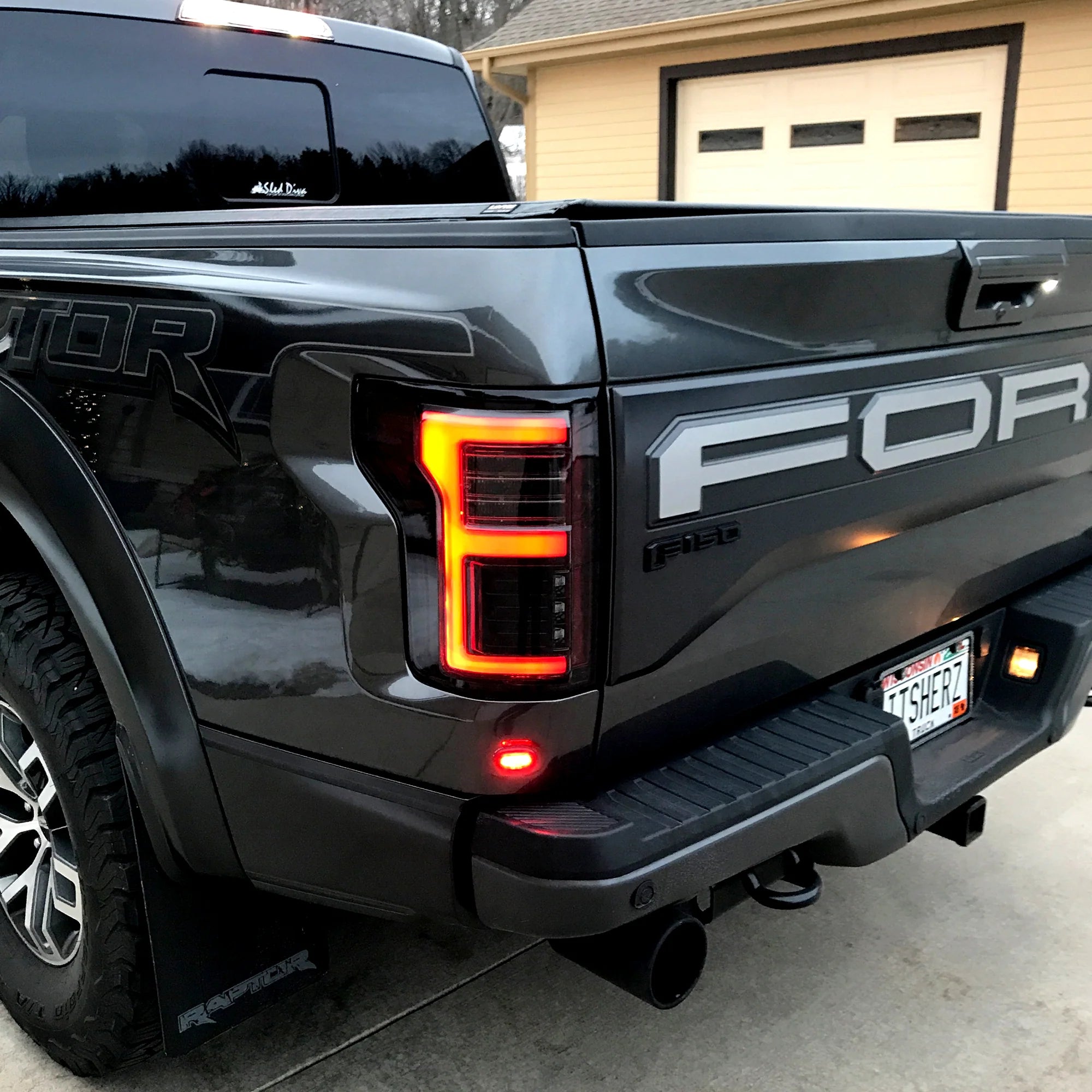Ford F150 2018-2020 LED Tail Lights - Smoked OLED Replacement for OEM (Perfect for Night Driving & Off-Road Adventures)