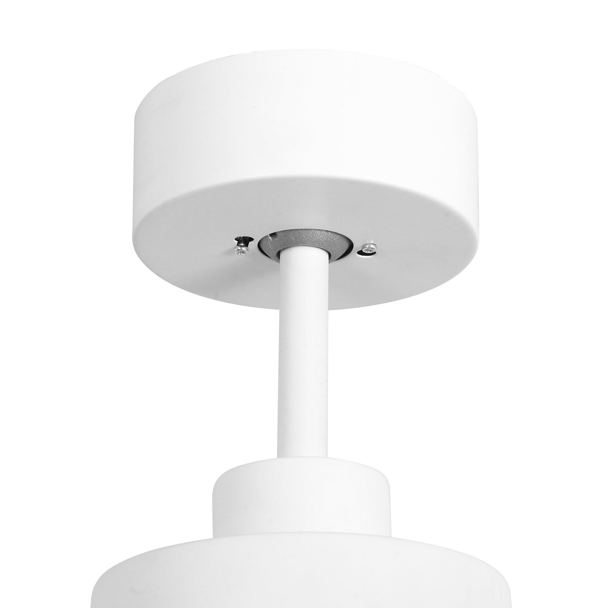 52 Inch Bernice DC Motor Industrial Ceiling Fan with LED Light and Remote Control - Perfect for Warehouses, Garages, and Large Spaces