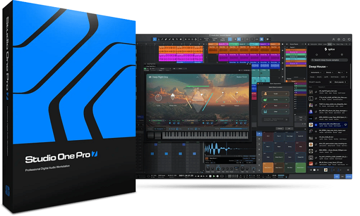 PreSonus Studio One Pro 7 Academic School License - Digital Download for Music Production & Audio Recording - Perfect for Students, Educators & Home Studios
