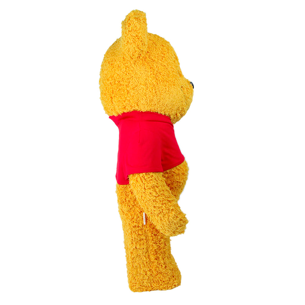1000% Bearbrick Winnie the Pooh Costume Version (Pile Fabric) - Limited Edition Collectible Vinyl Toy for Disney Fans & Home Decor Display