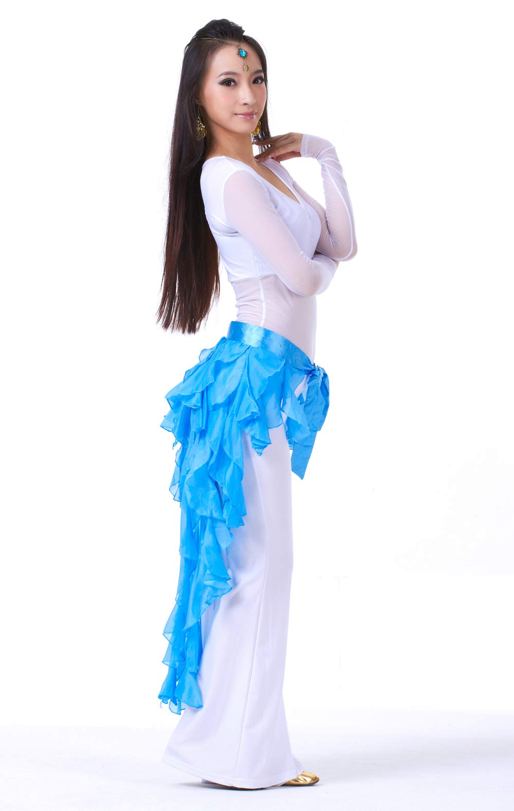 Premium Egyptian Style Belly Dance Hip Scarf with Tassels - Latin Dance Belt Skirt for Women | Perfect for Performances, Costume Accessories & Dance Classes
