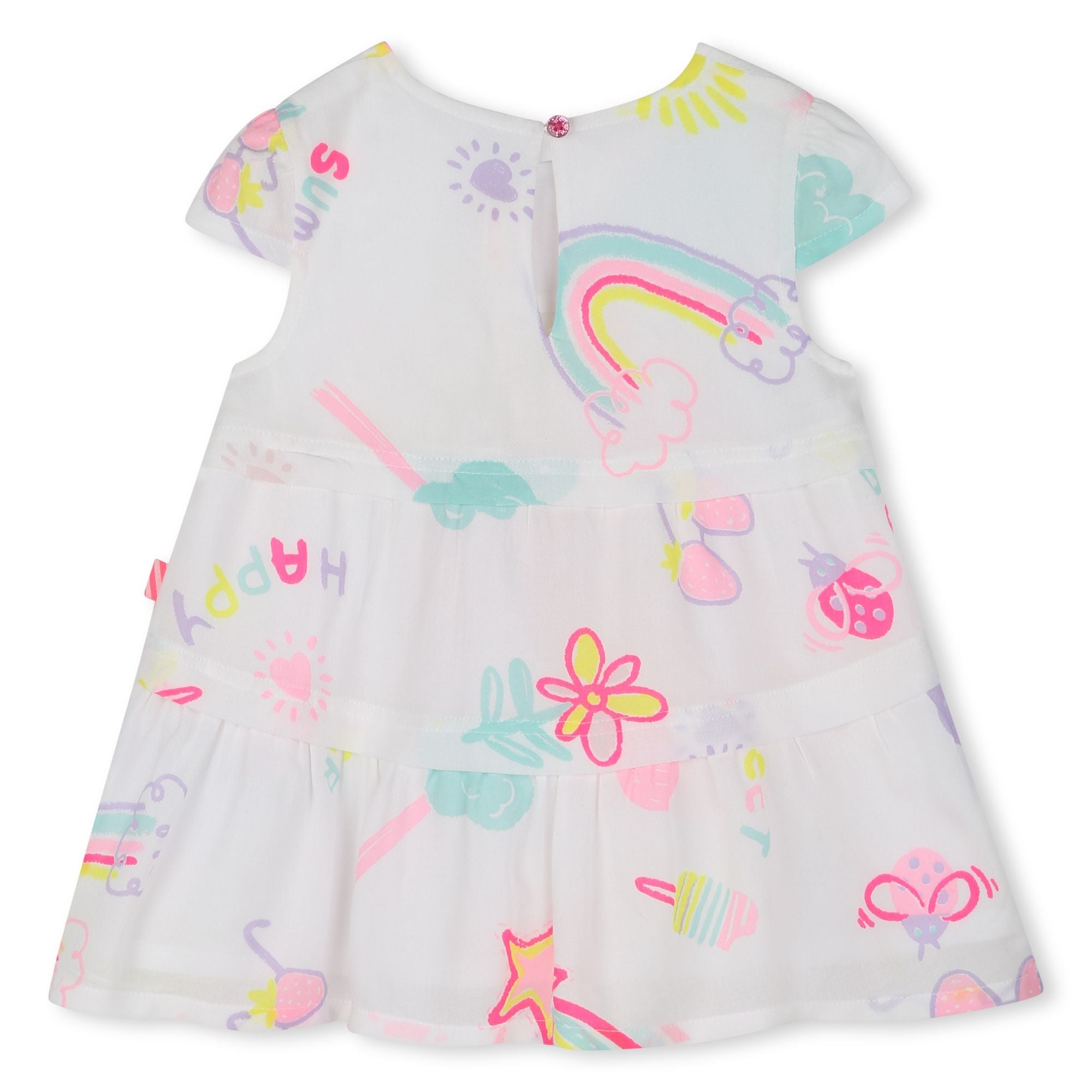 Billieblush White Dress and Bloomers Set for Girls - Perfect for Easter, Birthday Parties, and Special Occasions