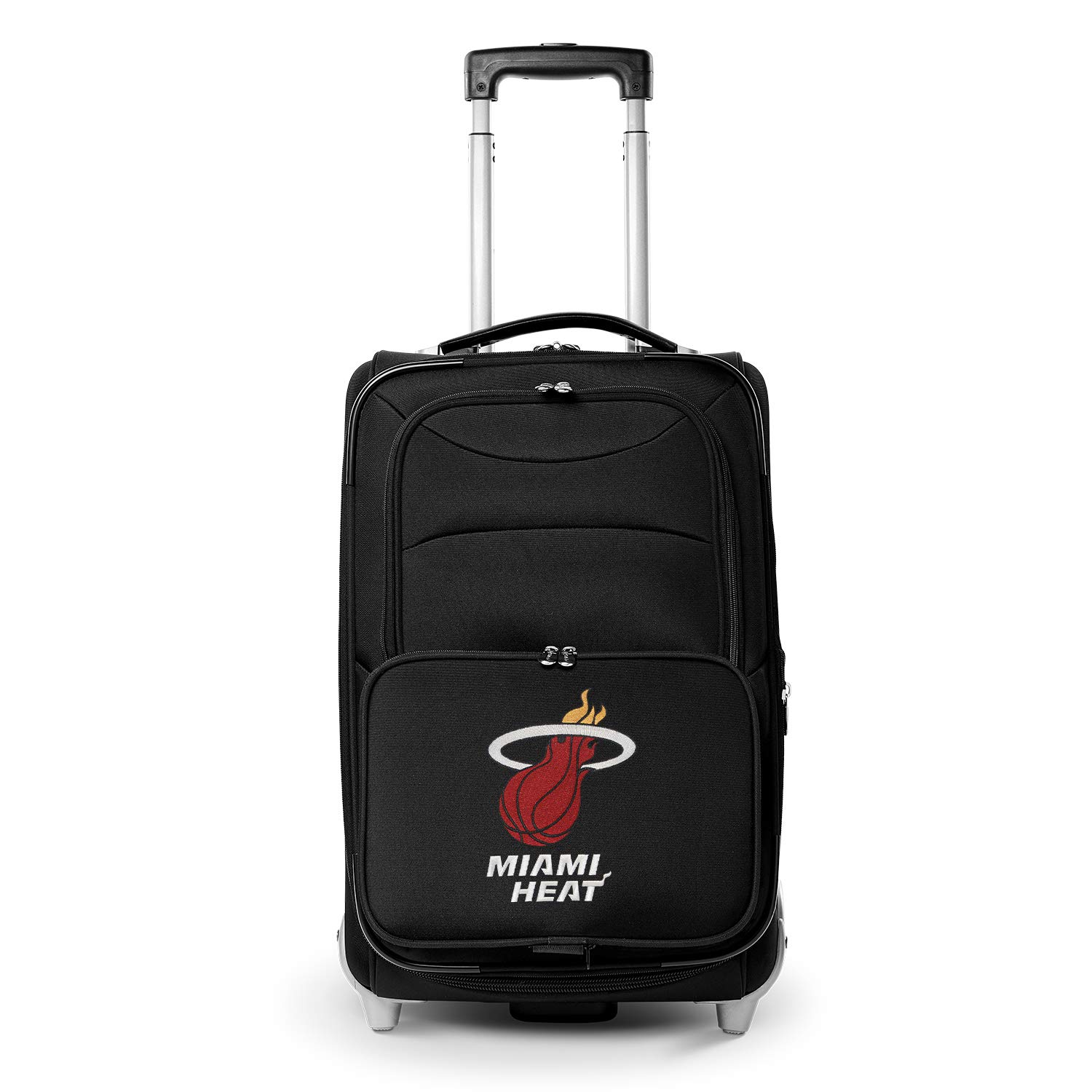 NBA Miami Heat 21-Inch Carry-On Luggage - Lightweight Spinner Suitcase for Travel, Business Trips & Weekend Getaways - Perfect for Basketball Fans & Sports Enthusiasts