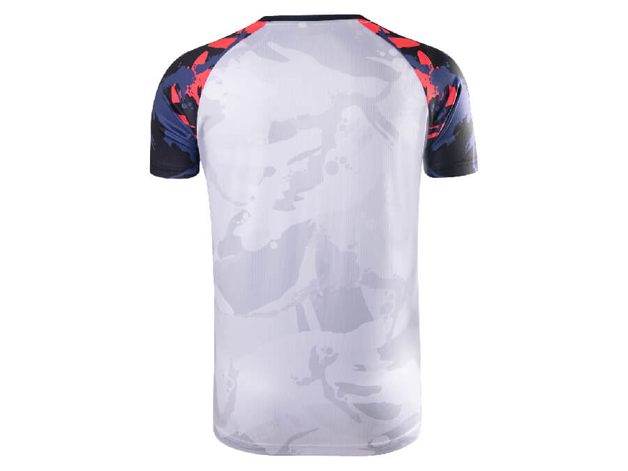Victor T 40017A Men's Badminton Shirt - Breathable Quick-Dry Sports Top for Badminton, Tennis & Running - Lightweight Performance Athletic Shirt for Men