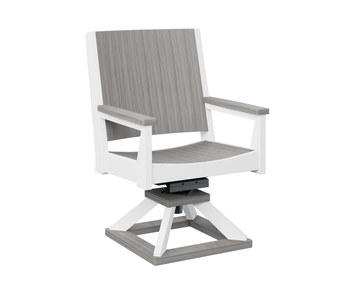 Berlin Gardens Mayhew Swivel Rocker Dining Chair - Comfortable Patio & Outdoor Seating for Restaurants, Gardens, and Decks