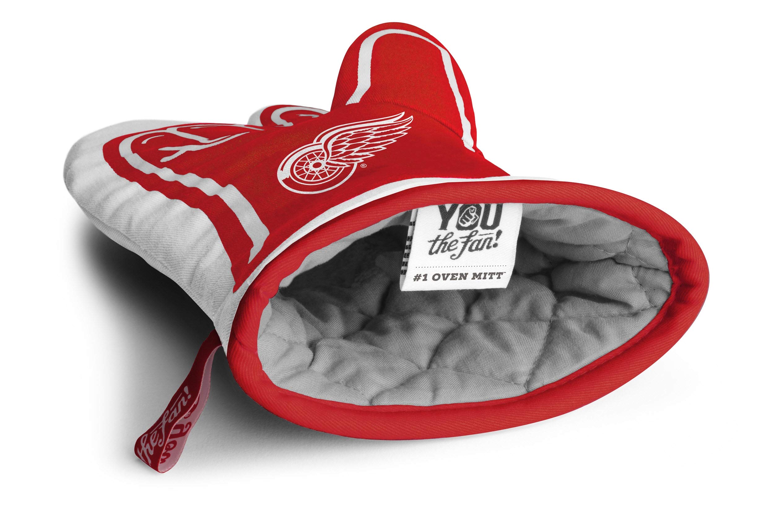 YouTheFan NHL #1 Oven Mitt - Heat Resistant Hockey Team Logo Kitchen Gloves for Baking, Grilling & Cooking - Perfect for NHL Fans & Home Chefs
