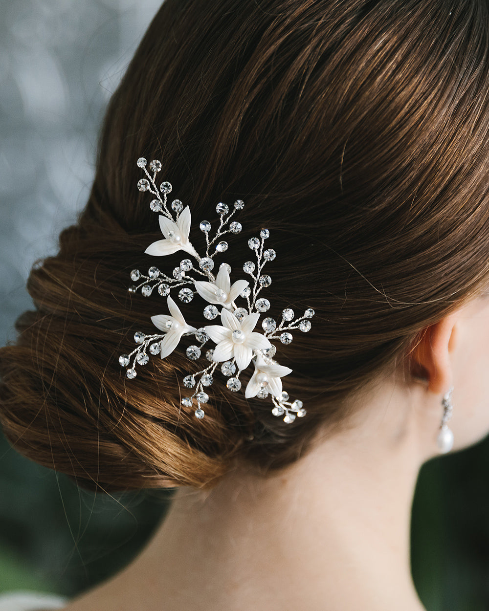 Elegant Maya Floral Hair Clip - Boho Chic Hair Accessory for Women & Girls - Perfect for Weddings, Parties & Everyday Style