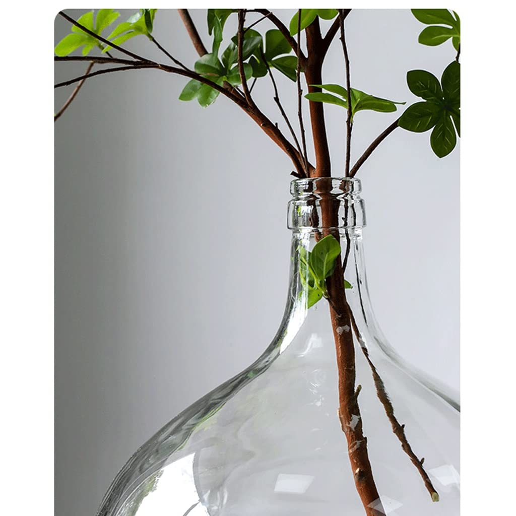 Artificial Trees and Plants - Realistic Plastic Fake Flowers, Bell Potted Plant for Home Decor - Indoor Greenery for Living Room, Bedroom, Office - Perfect Housewarming Gift (2 Bells + Vase Set)