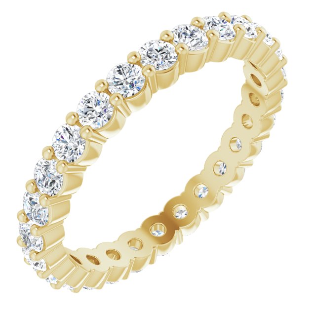 0.81 Carat Round Diamond Petite Eternity Band - Perfect for Weddings, Anniversaries & Everyday Elegance