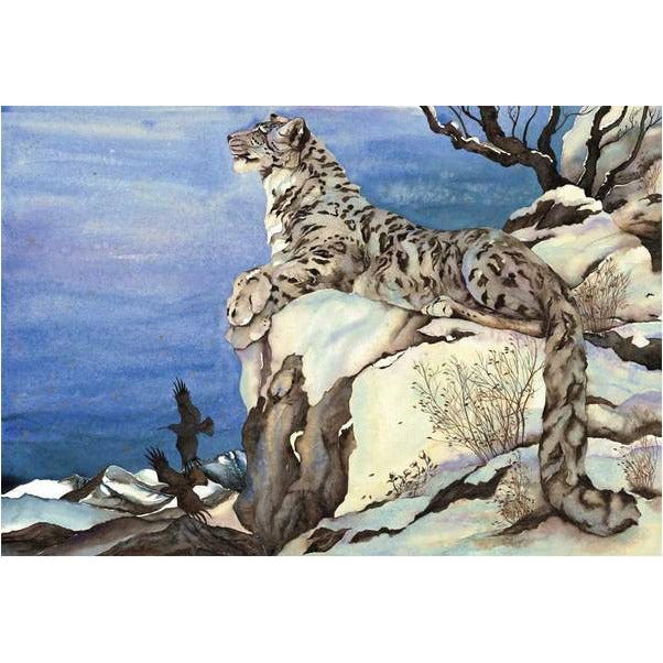 The Snow Leopard by Jackie Morris - Beautiful Wildlife Art Book for Nature Lovers | Perfect Gift for Animal Enthusiasts & Home Decor
