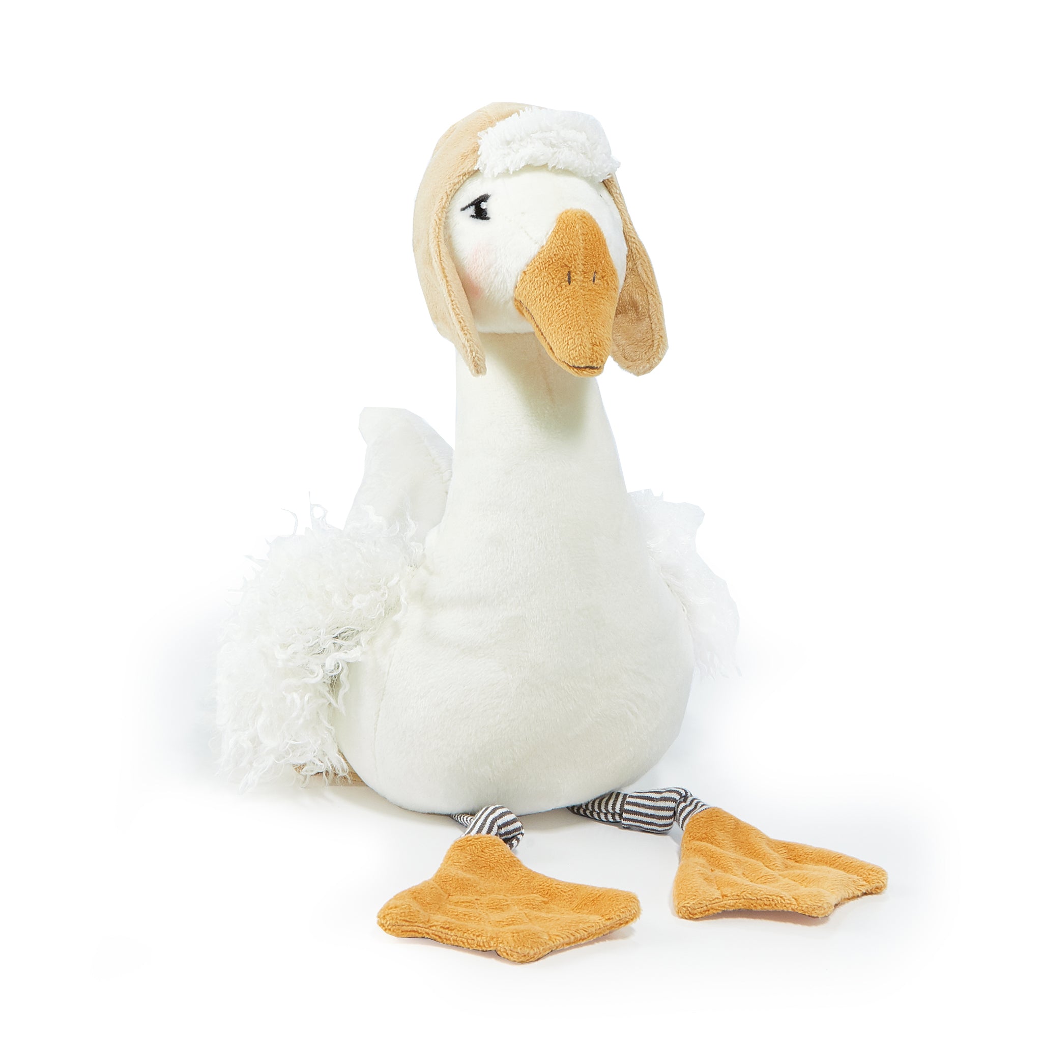 Avery The Aviator Snow Goose Plush Toy - Premium Stuffed Animal for Kids & Collectors - Perfect for Nursery Decor, Gift Giving & Cuddling