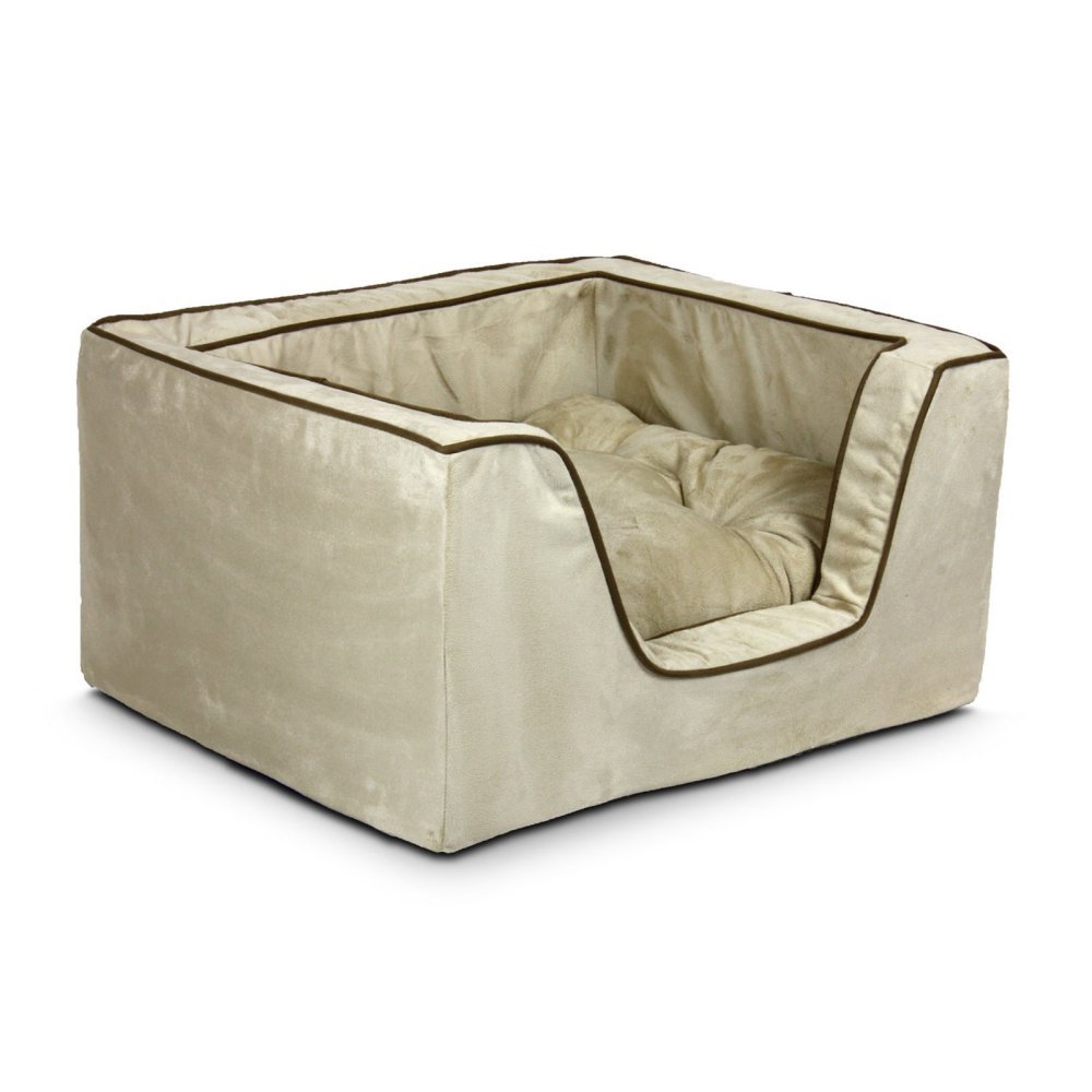 Premium Snoozer Luxury Square Orthopedic Dog Bed - Elevated Pet Couch with Removable Washable Cover for Small Medium Large Dogs - Perfect for Living Room, Bedroom & Pet-Friendly Spaces