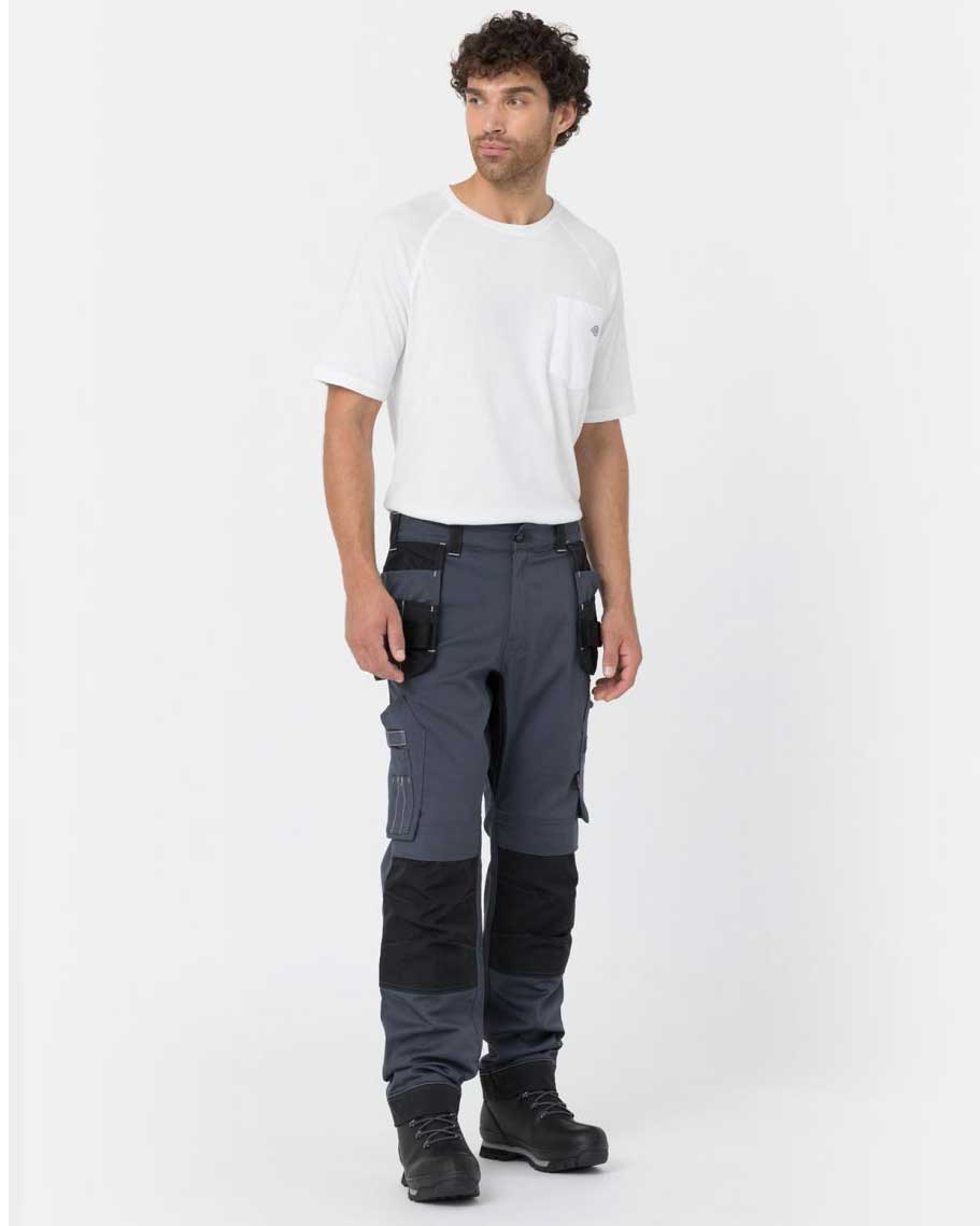 Dickies Men's Holster Universal Flex Work Pants - Durable & Comfortable for Construction, Landscaping & Outdoor Jobs