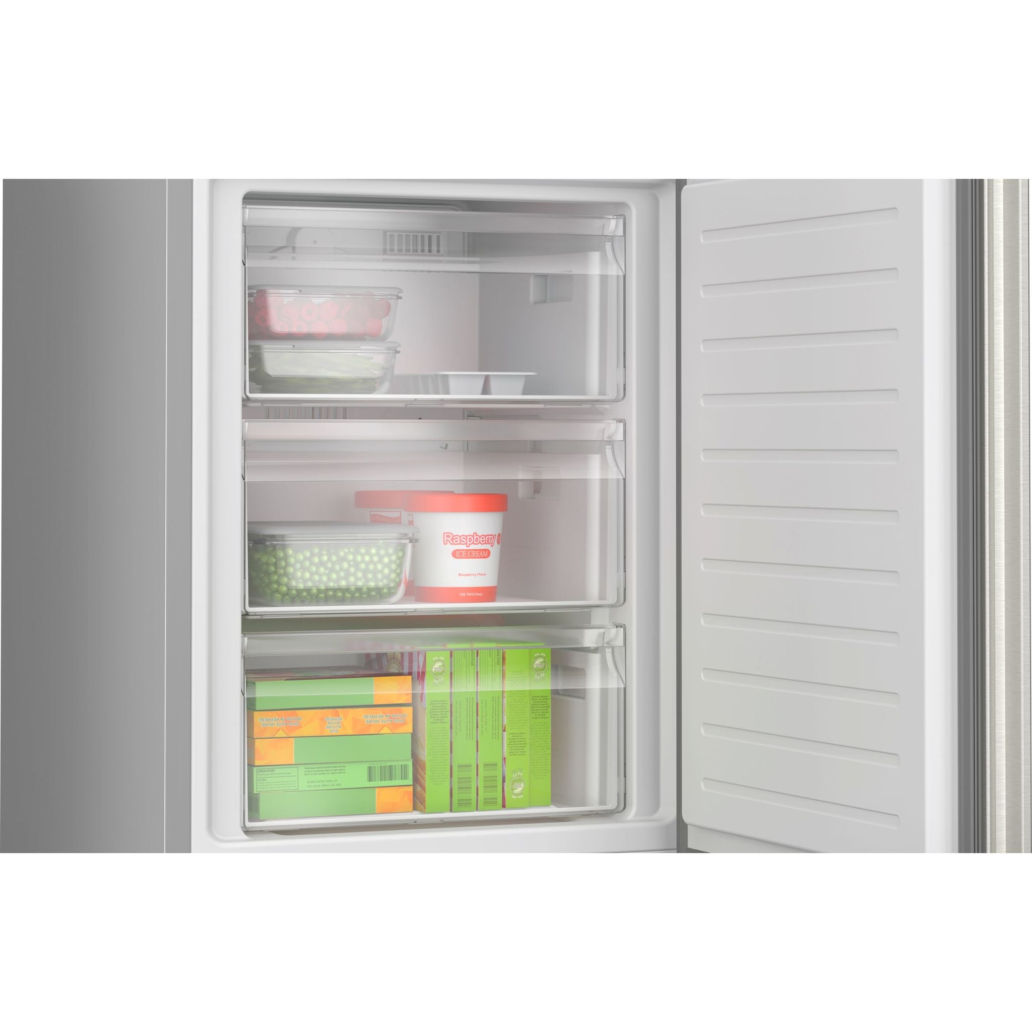 Bosch B24CB50ESS 24-Inch Bottom Freezer Refrigerator - Stainless Steel, Energy Star Rated - Perfect for Small Kitchens and Apartments