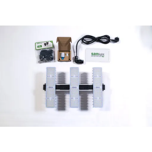 SanLight Evo 190W LED Grow Light Kit - Full Spectrum for Indoor Plants - 60x60cm Coverage - Perfect for Hydroponics, Greenhouses & Home Gardening