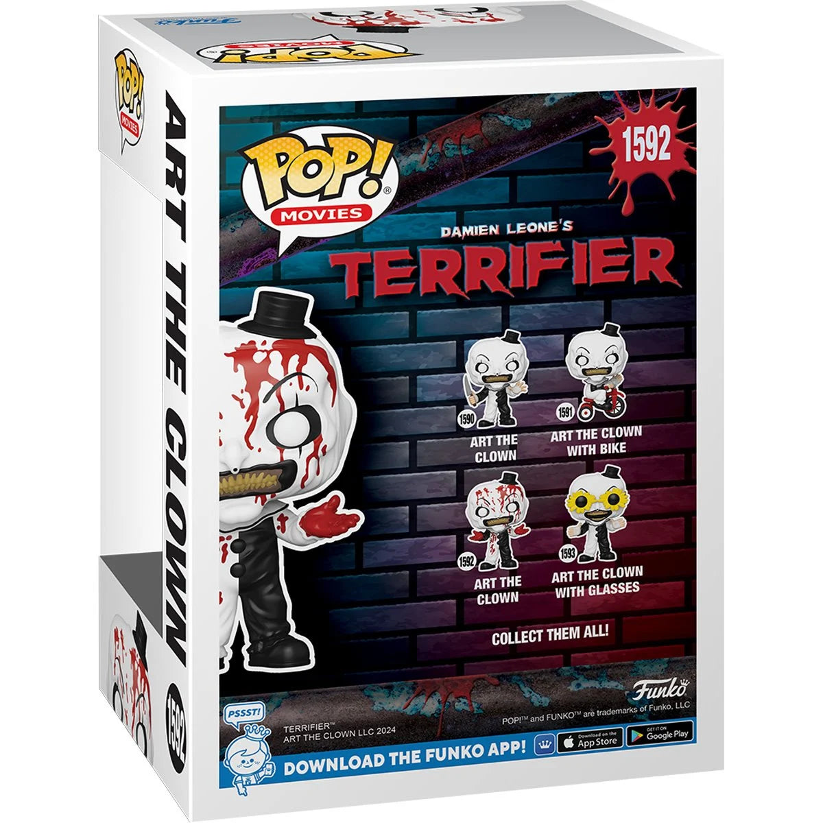 Terrifier: Art the Clown Horror Movie Collectible (Bloody Edition) - Perfect for Halloween Decorations & Horror Film Fan Gifts