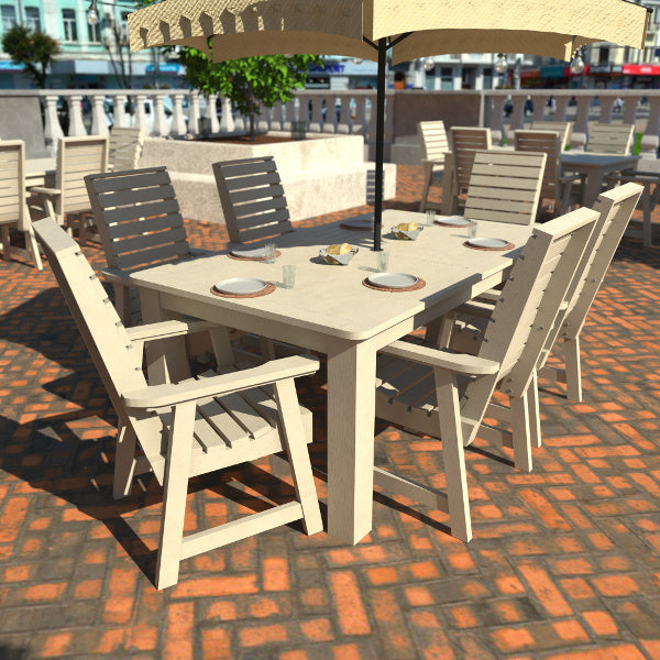 Glennville 7-Piece Dining Set - Modern Wooden Table & Chairs for Kitchen, Dining Room, Patio | Perfect for Family Meals & Entertaining Guests