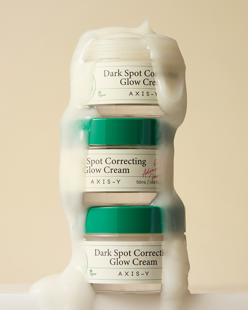 AXIS Y Dark Spot Correcting Glow Cream - Brightening Face Moisturizer for Hyperpigmentation & Uneven Skin Tone | Korean Skincare for Daily Use & Night Routine