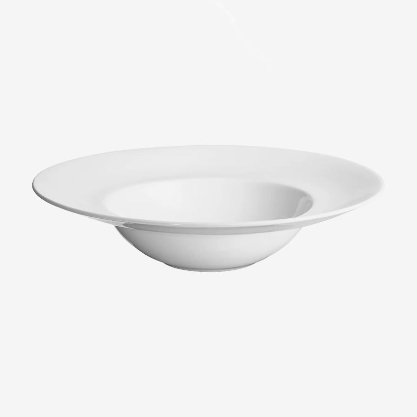 Asa Germany Premium Porcelain Risotto Plate - Elegant Gourmet Rim Dining Plate for Fine Italian Cuisine & Restaurant-Style Presentation - Perfect for Risotto, Pasta, and Gourmet Meals