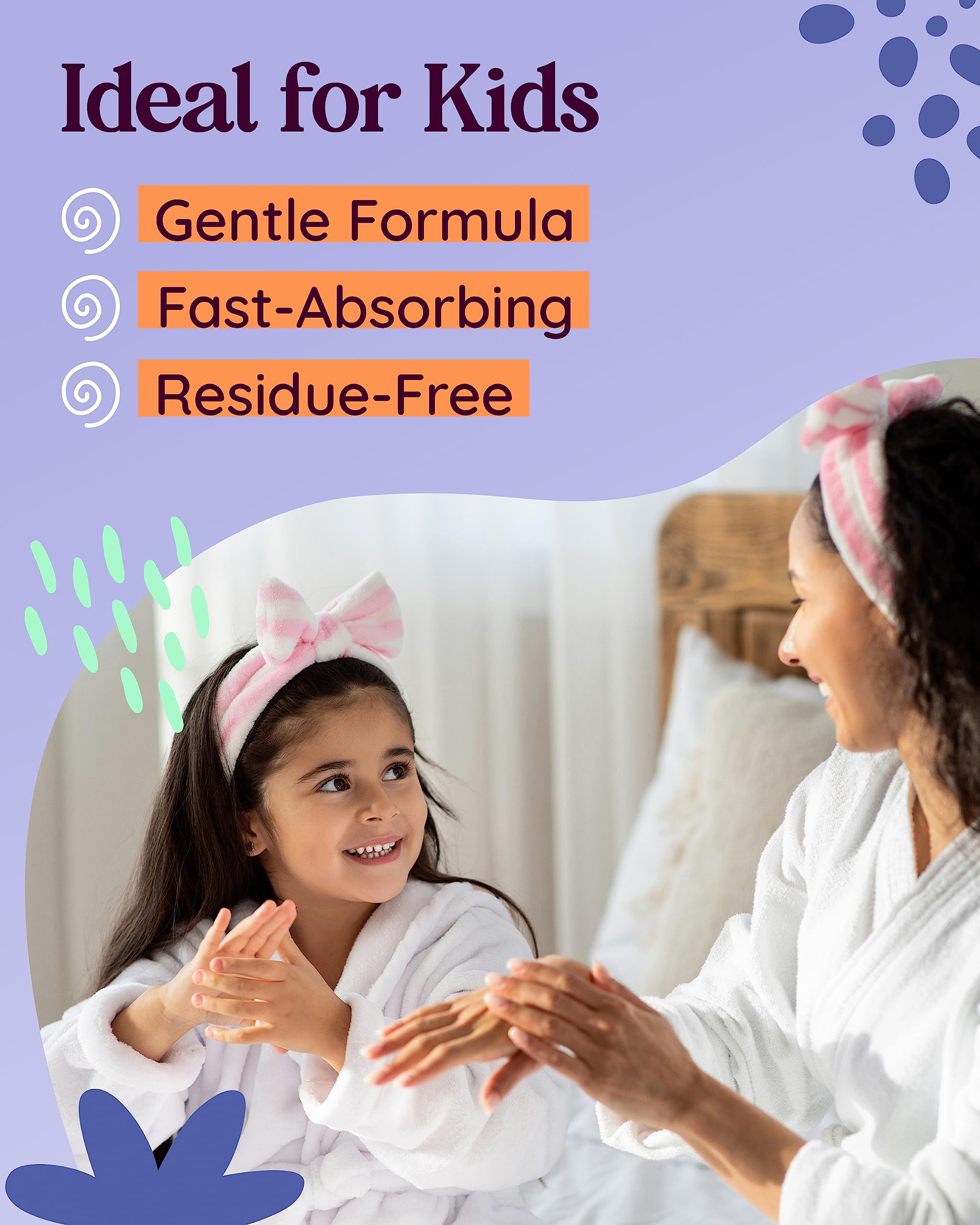 Natural Magnesium Cream for Kids & Babies - Calming Bedtime Lotion with Magnesium Chloride, Arnica & MSM in Organic Aloe & Shea Butter - 3.69 oz | Soothes Muscle Relaxation & Promotes Better Sleep for Children