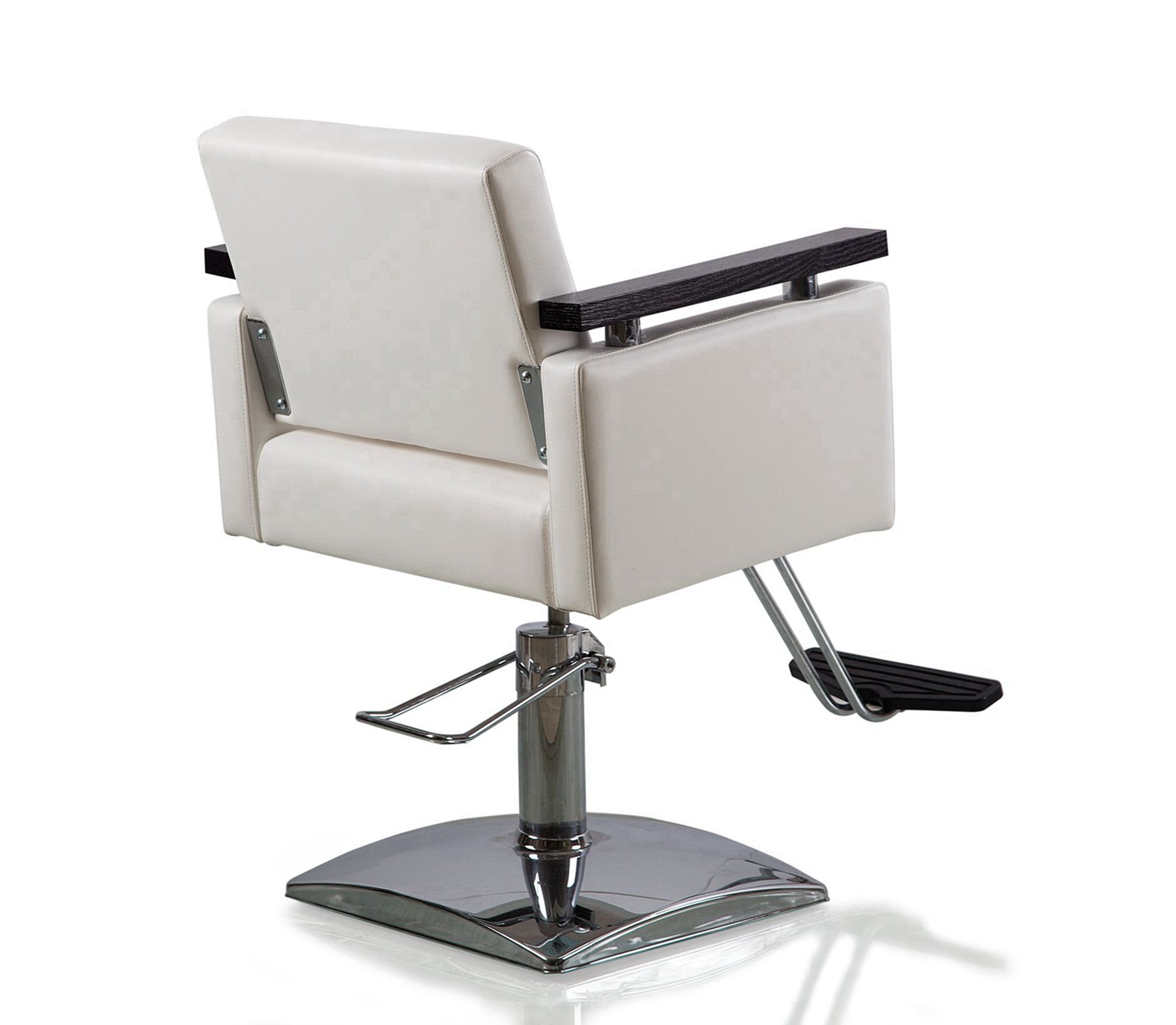 Professional Salon Styling Barber Chair with Shampoo Bowl - Adjustable White Hydraulic Hairdressing Chair for Salons & Barbershops - Perfect for Haircuts, Styling & Washing