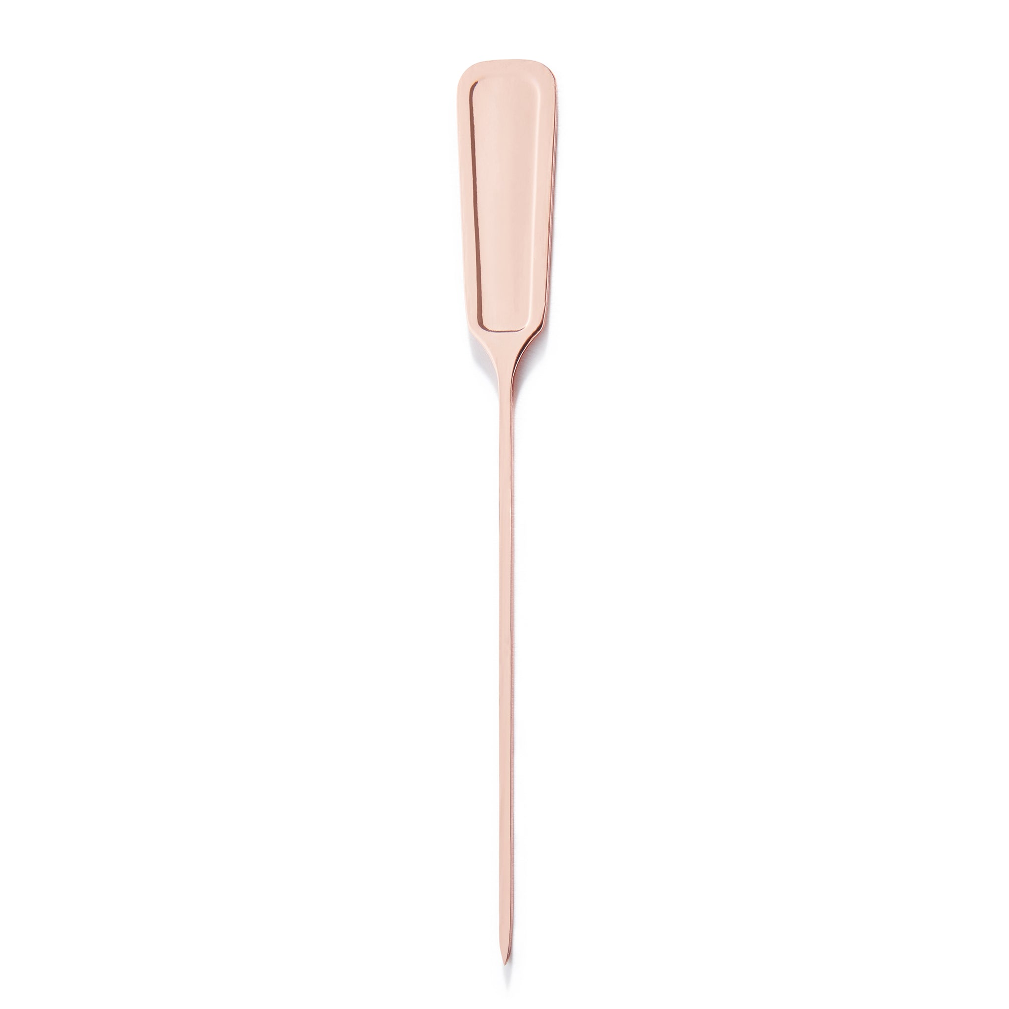 Premium Copper-Plated BROMLEY™ Cocktail Picks - Set of 12 for Martini Garnish, Appetizer Skewers & Party Drink Decorations