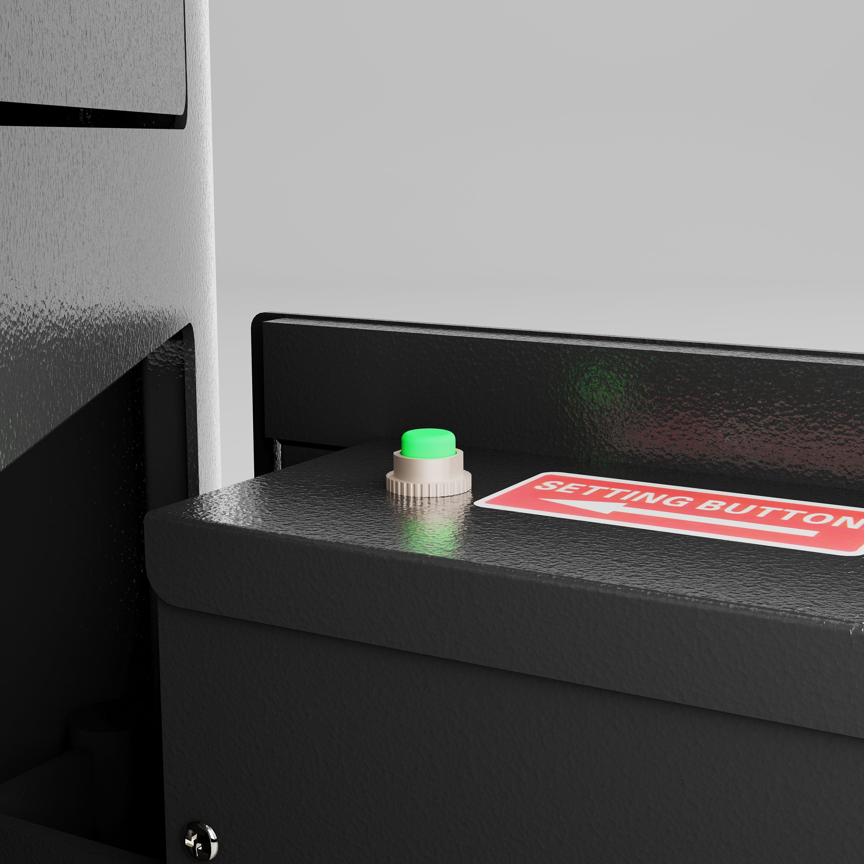 Carbon Steel Digital Depository Safe with Electronic Code Lock & Deposit Slot - Secure Cash Box for Home, Hotel, Restaurant & Office - Ideal for Retail Stores, Small Businesses and Night Drop Security