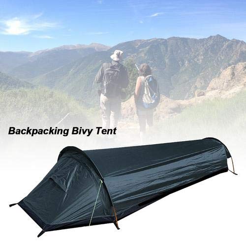 Ultralight Bivy Bag Tent - Waterproof Single Person Backpacking Shelter with Spacious Design | Compact Sleeping Bag Cover for Camping, Hiking & Emergency Survival | Perfect for Backpackers, Mountaineers & Outdoor Adventures