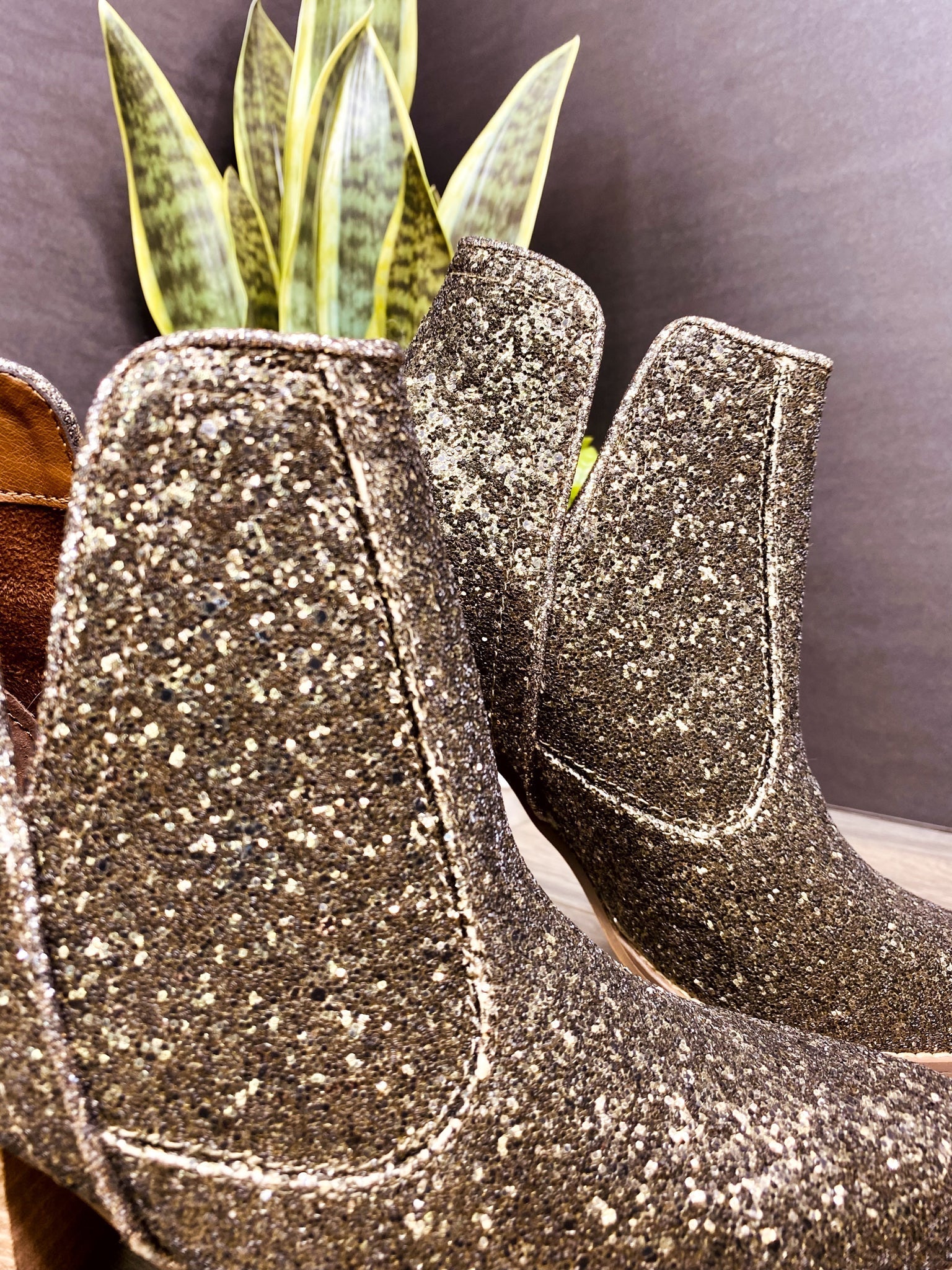 Fiera Booties in Bronze - Stylish Women's Ankle Boots for Fall & Winter Fashion | Perfect for Casual Outfits, Office Wear & Date Nights