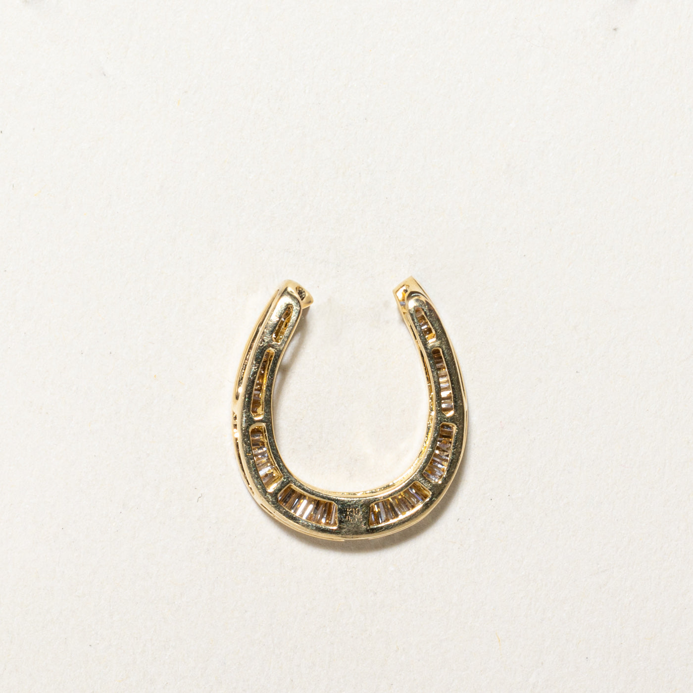 0.53ctw Brown Diamond Horseshoe Pendant Necklace - Elegant Jewelry for Women, Perfect Gift for Birthday, Anniversary & Good Luck Charm