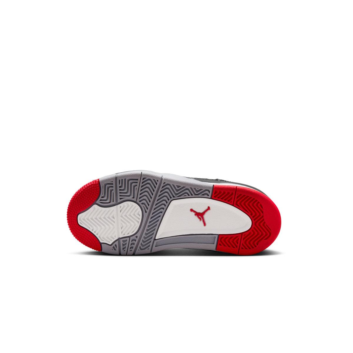 Kids Air Jordan 4 Retro 'Bred Reimagined' Basketball Shoes - Boys' & Girls' Sneakers for Sports, Casual Wear & Street Fashion