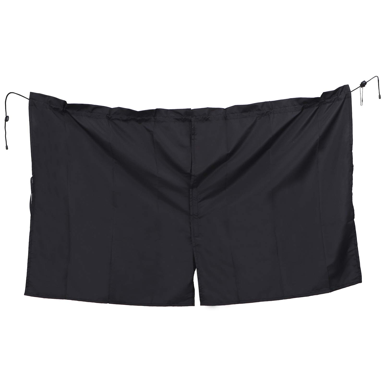 Car Window Shades - Black Removable Front & Rear Partition Sun Shade Curtain | UV Protection for Cars, SUVs & Minivans | Perfect for Road Trips, Baby Protection & Privacy
