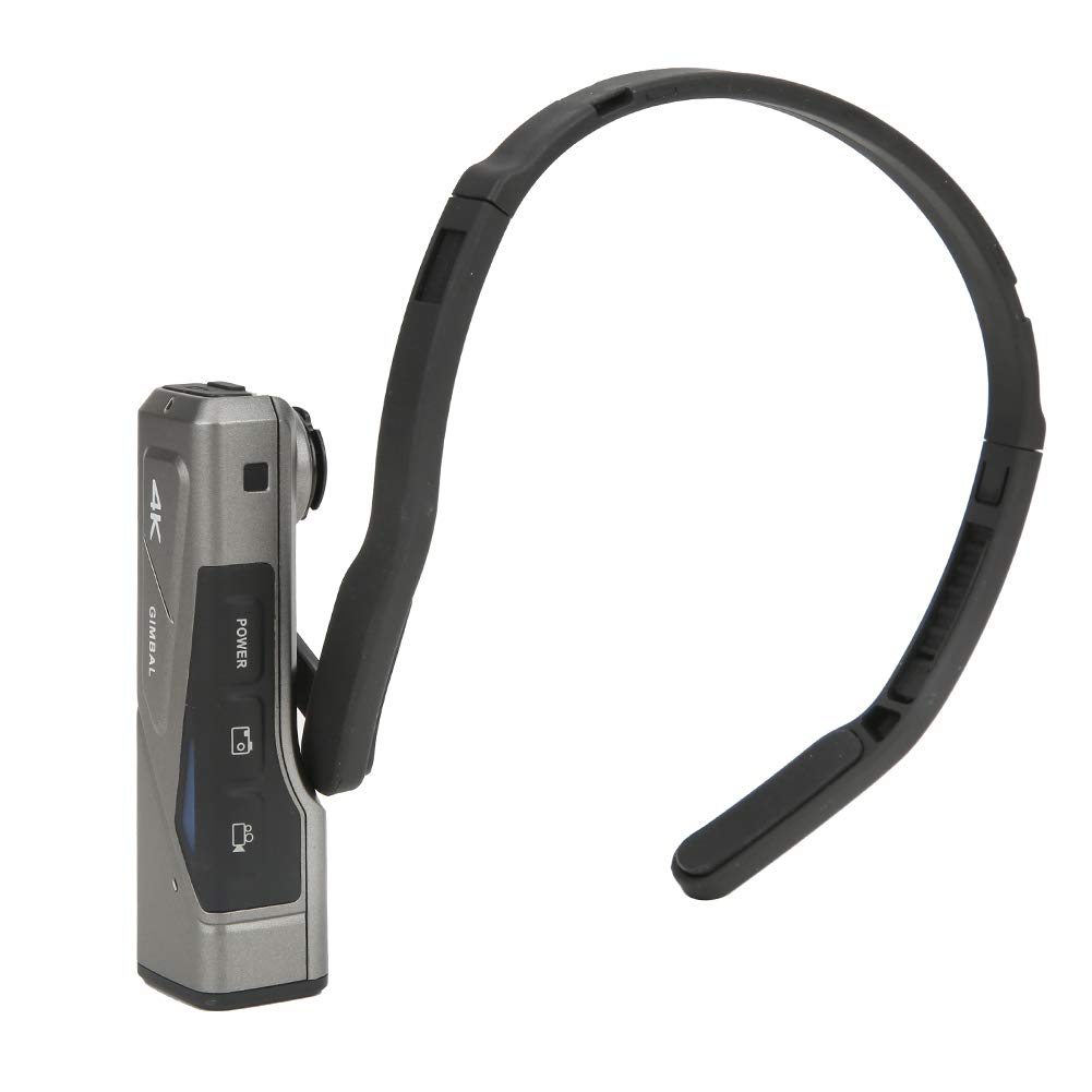 4K 60fps WiFi Wearable Sports Camera - Waterproof HD Vlogging Camcorder with Head Mount & 1/4