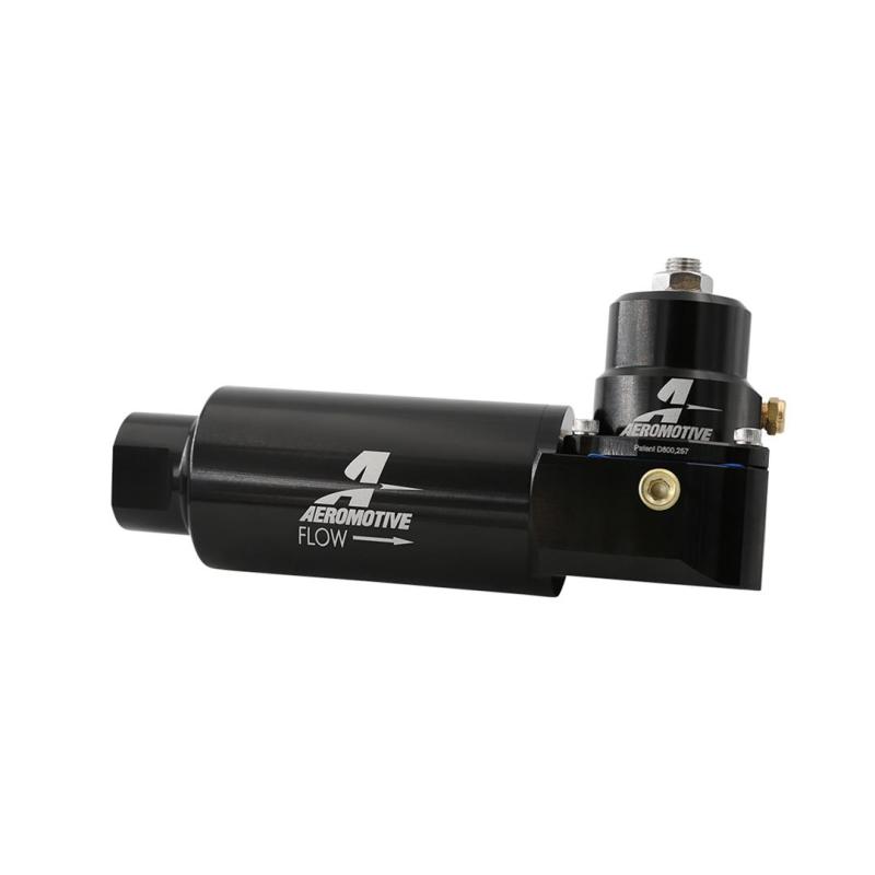 Aeromotive EFI Fuel Pressure Regulator and Filter Combo - 40PSI & 75PSI Options for A1000 or Smaller Fuel Pumps - Perfect for High-Performance Automotive and Racing Applications