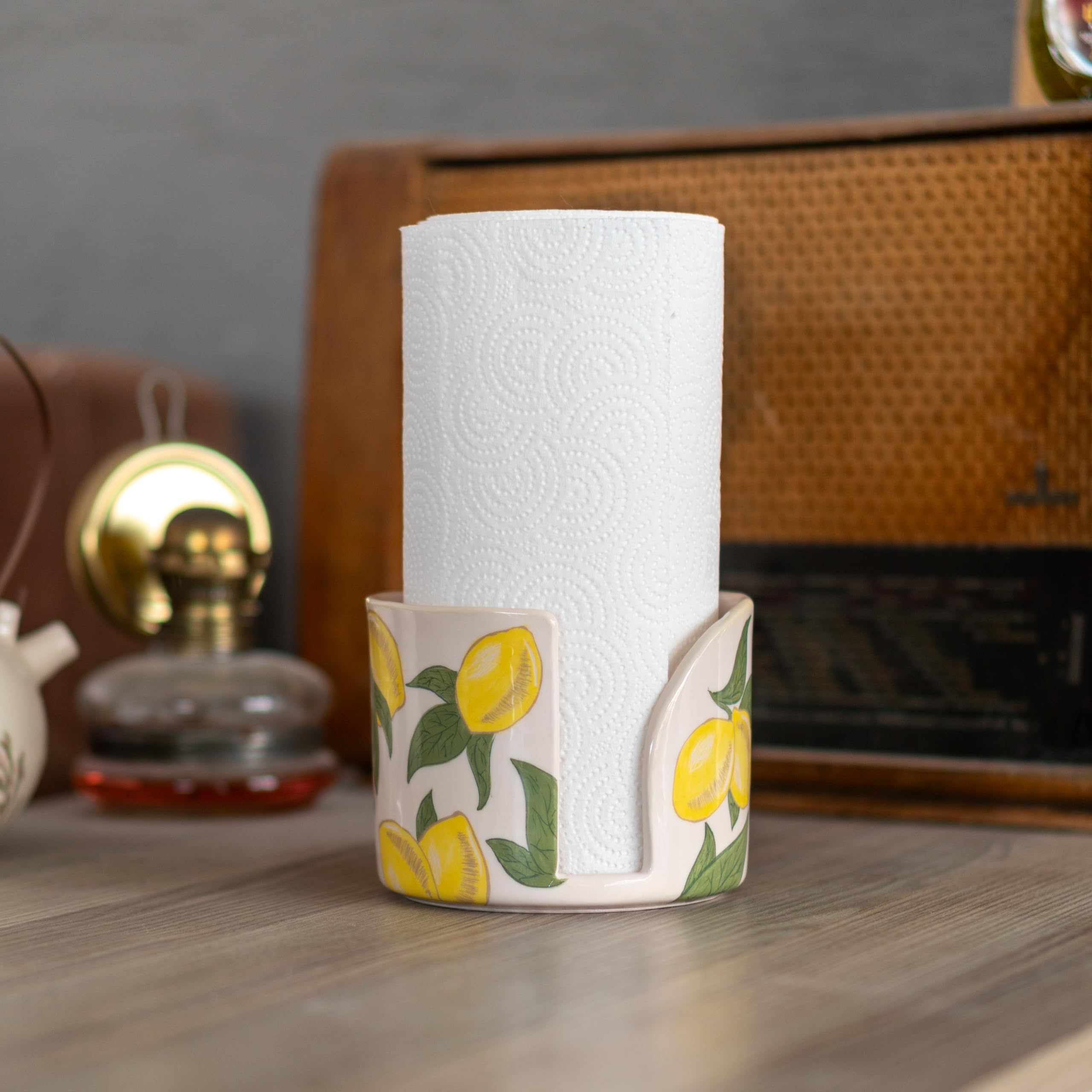 Lemon Pattern Paper Towel Holder - 5