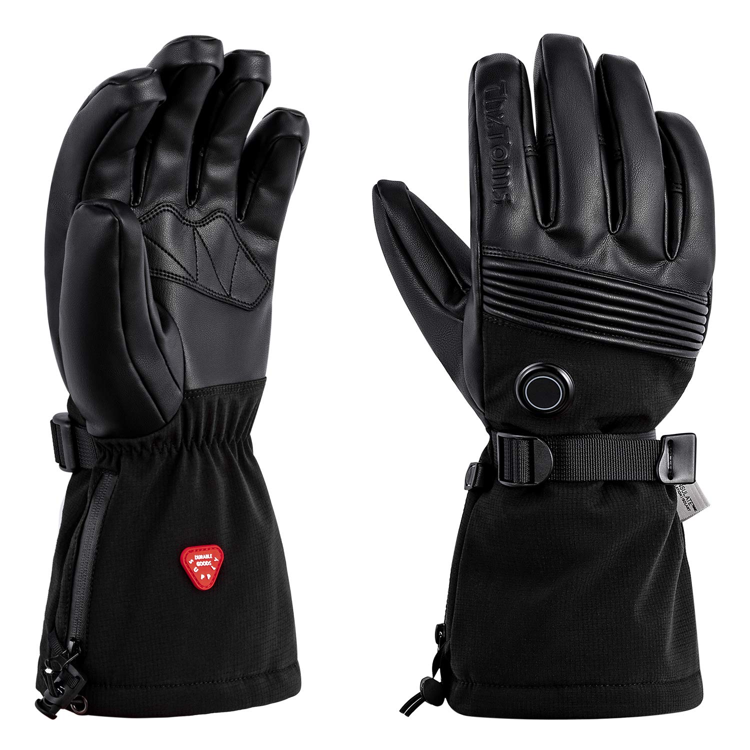 ThxToms Heated Gloves for Men & Women - Rechargeable Battery Heated Hand Warmers with 3M Thinsulate Insulation (-30°F) for Skiing, Snowboarding, Camping & Winter Outdoor Activities